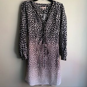 Banana Republic Giraffe Ombré Animal Print Dress size 8